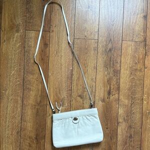 Vintage Etienne Aigner Cream Shoulder Bag